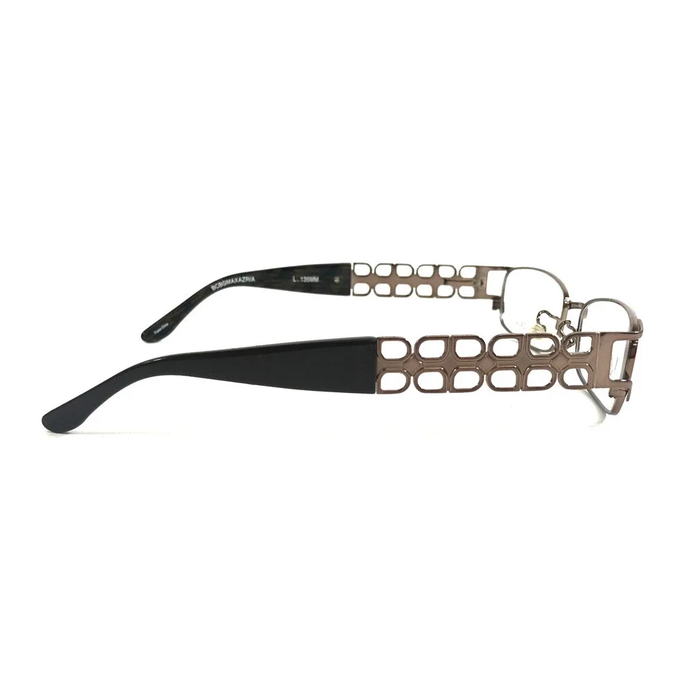 BCBGMAXAZRIA Eyeglasses Frames G-AYANA SAND Brown Gold Rectangle 54-17-135
